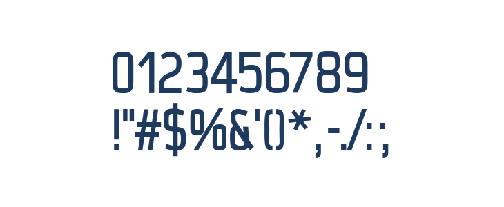 CondensansPaneurope-Medium Other Characters