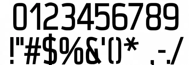 CondensansPaneurope-Medium Font OTHER CHARS