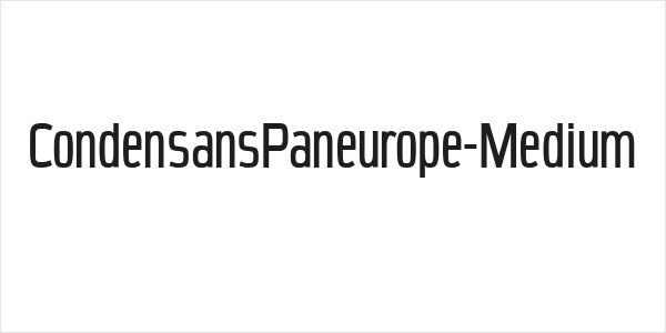 CondensansPaneurope-Medium Logo
