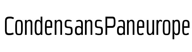 CondensansPaneurope Font