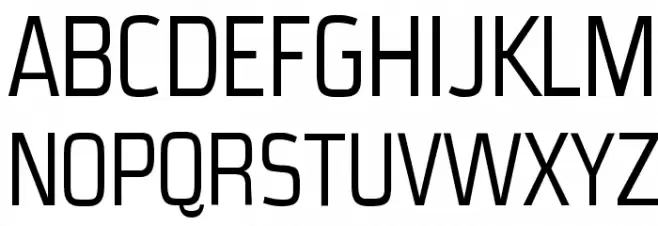 CondensansPaneurope Schriftart Groß