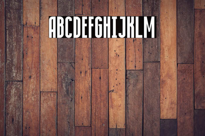 Condensed Bold Example 1