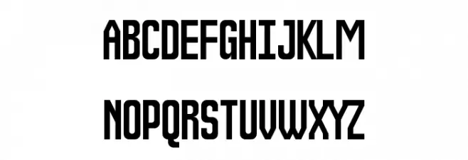 Condension Pro Regular フォント 大文字