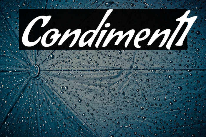 Condiment1 Example 2