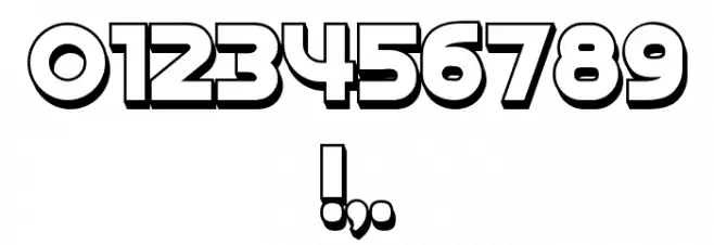 Condition 3D Regular Font OTHER CHARS