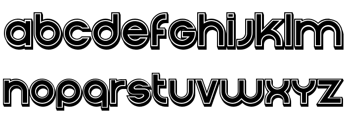 Condition 3d Filled Regular Font LOWERCASE