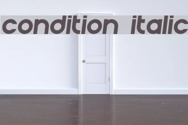 Condition Italic Example 1