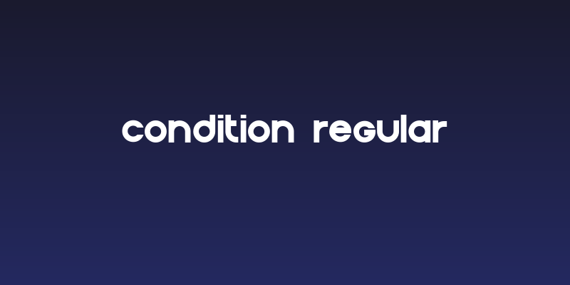 Condition Regular Social Header