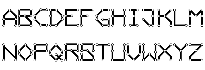 ConductingPaths Font LOWERCASE