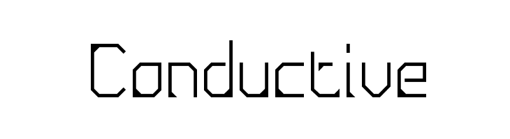 Conductive Font