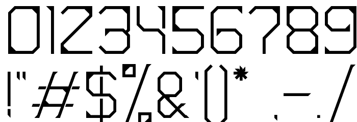 Conductive Font OTHER CHARS