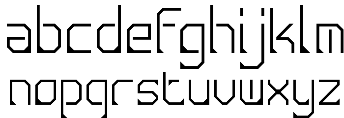 Conductive Font LOWERCASE