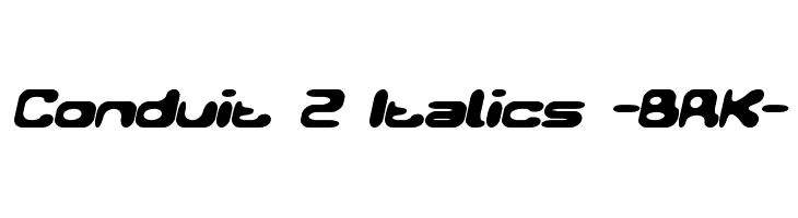 Conduit 2 Italics -BRK-  font caratteri gratis