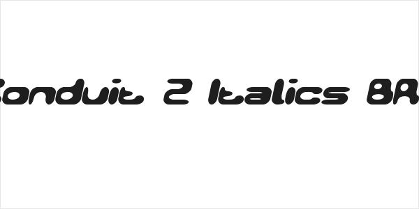 Conduit 2 Italics BRK Logo