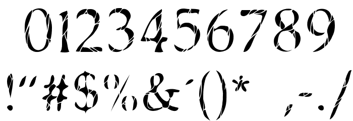 Cone Of Silence Font OTHER CHARS
