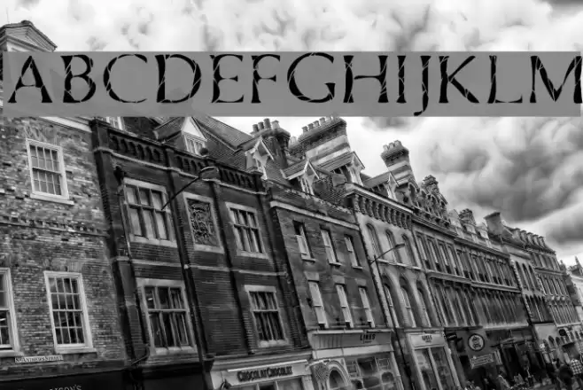 Cone Of Silence Font examples