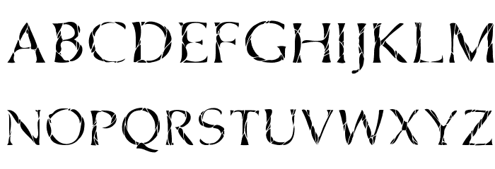 Cone Of Silence Font LOWERCASE