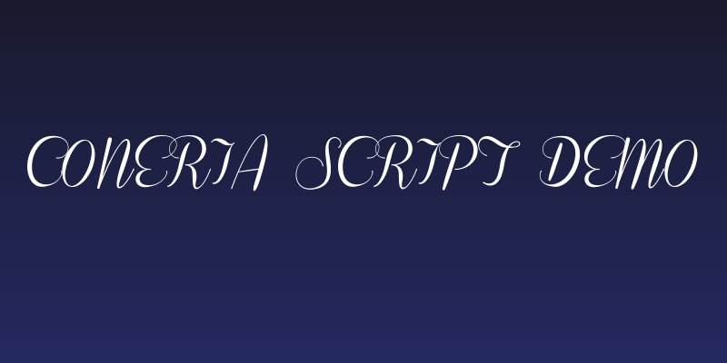 Coneria Script Demo Social Header