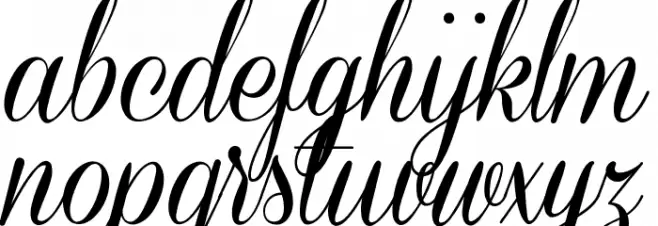 Coneria Script Demo Font LOWERCASE