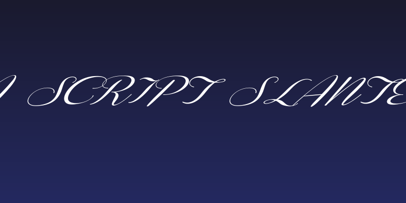 Coneria Script Slanted Demo Social Header