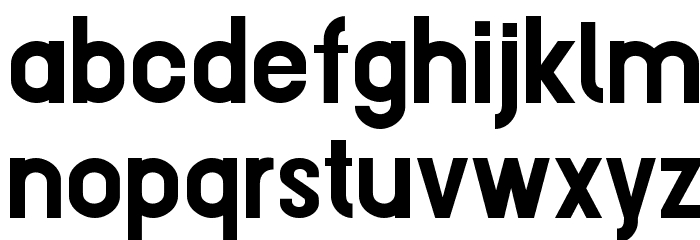 Conero Font LOWERCASE
