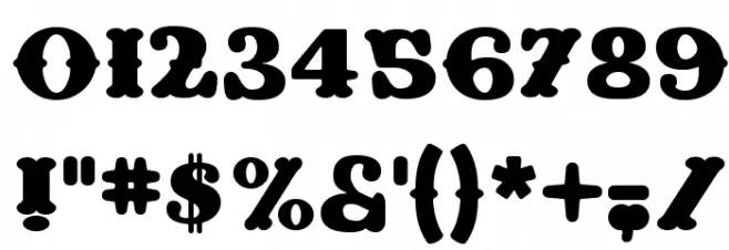 Coney Island Font OTHER CHARS