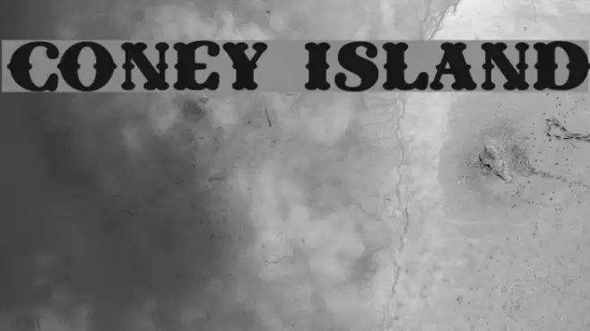 Coney Island Font examples