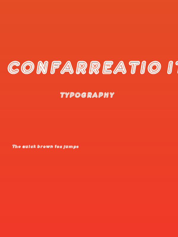 Confarreatio Italic Poster