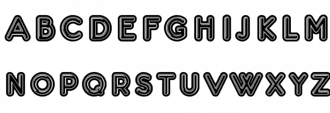 Confarreatio Regular Font Litere mari