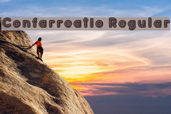 Confarreatio Regular Font examples