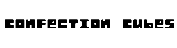 Confection Cubes Font