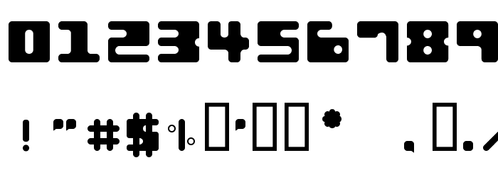 Confection Cubes Font OTHER CHARS