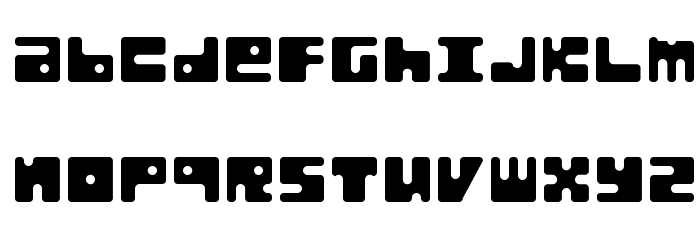 Confection Cubes Font LOWERCASE
