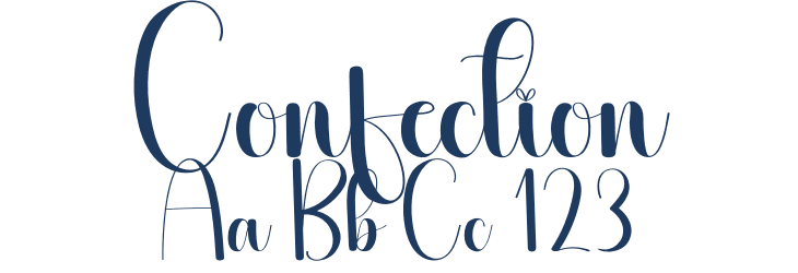 Confection Font Preview
