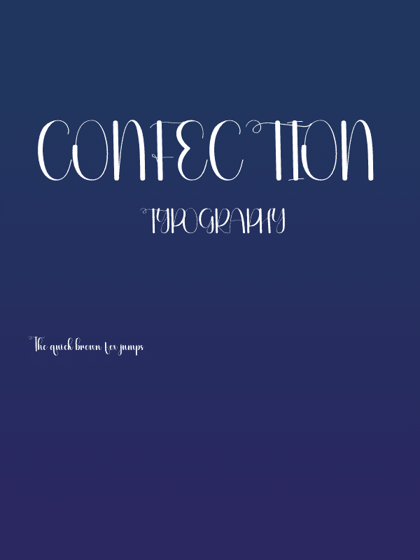 Confection Poster