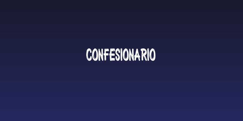 Confesionario Social Header