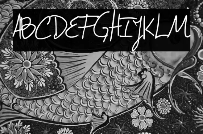 Confessions Font examples