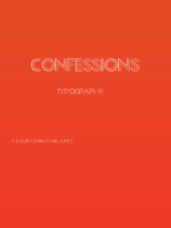 Confessions Poster