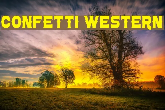 Confetti Western Example 1
