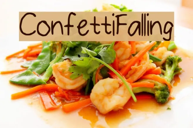 ConfettiFalling Example 3