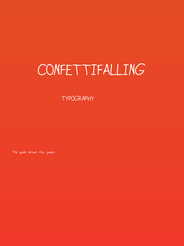 ConfettiFalling Poster