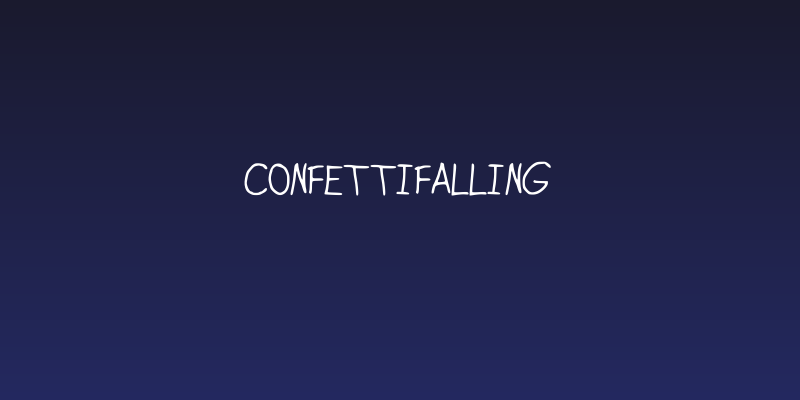 ConfettiFalling Social Header