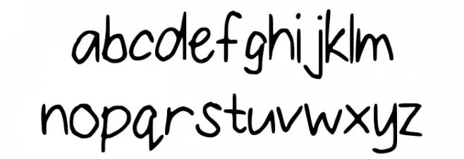 ConfettiFalling 字体 小写