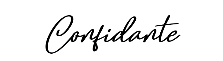 Confidante  لخطوط تنزيل