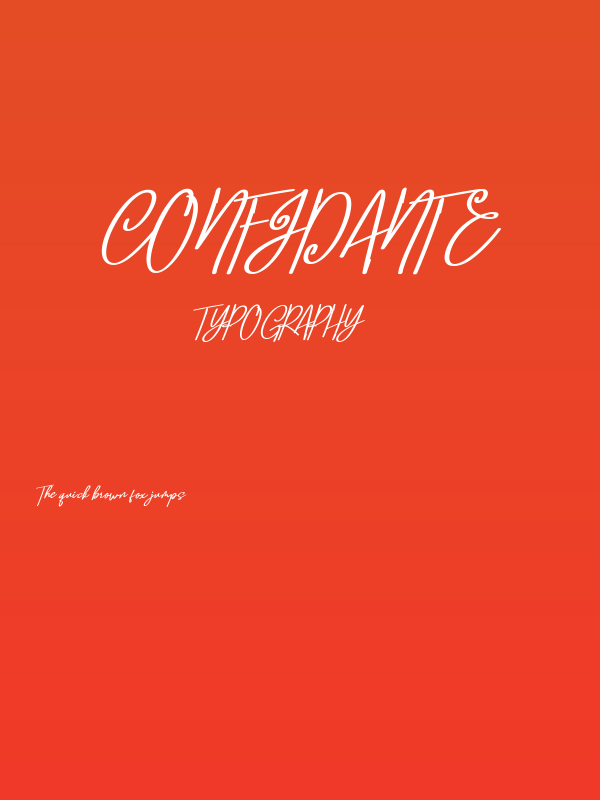 Confidante Poster