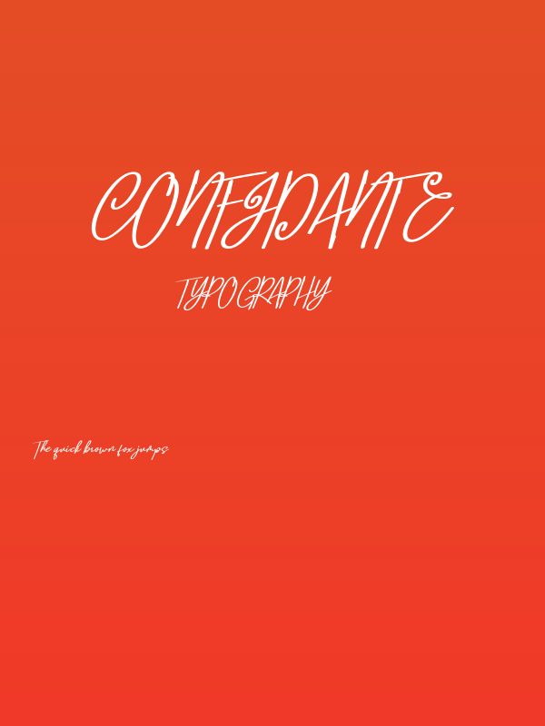 Confidante Poster