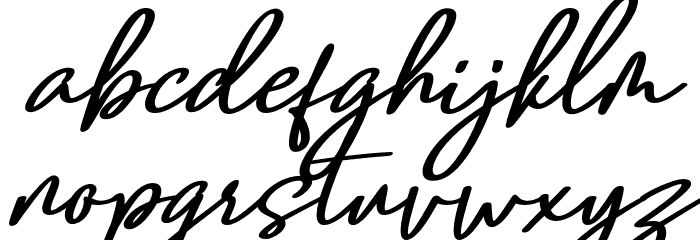 Confidante Font LOWERCASE