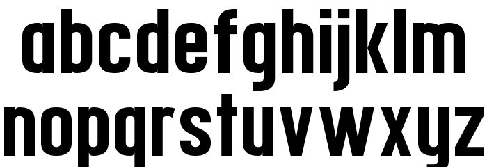 Confidel Font LOWERCASE