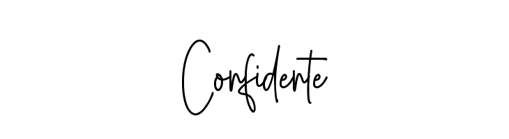 Confidente  Frei Schriftart Herunterladen