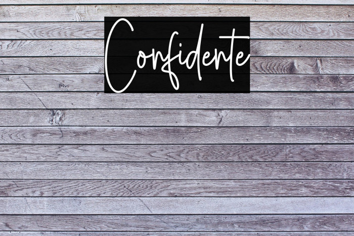 Confidente Example 1